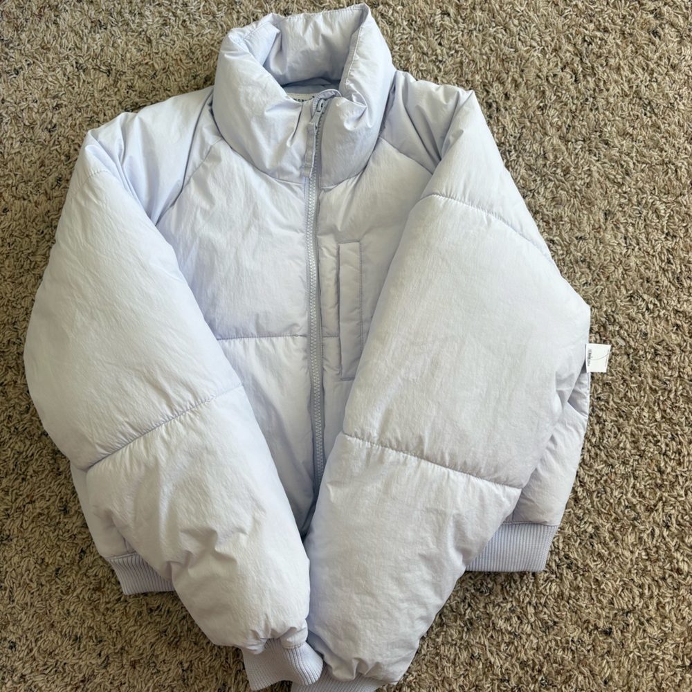 BRAND NEW GAP light purple puffer - small